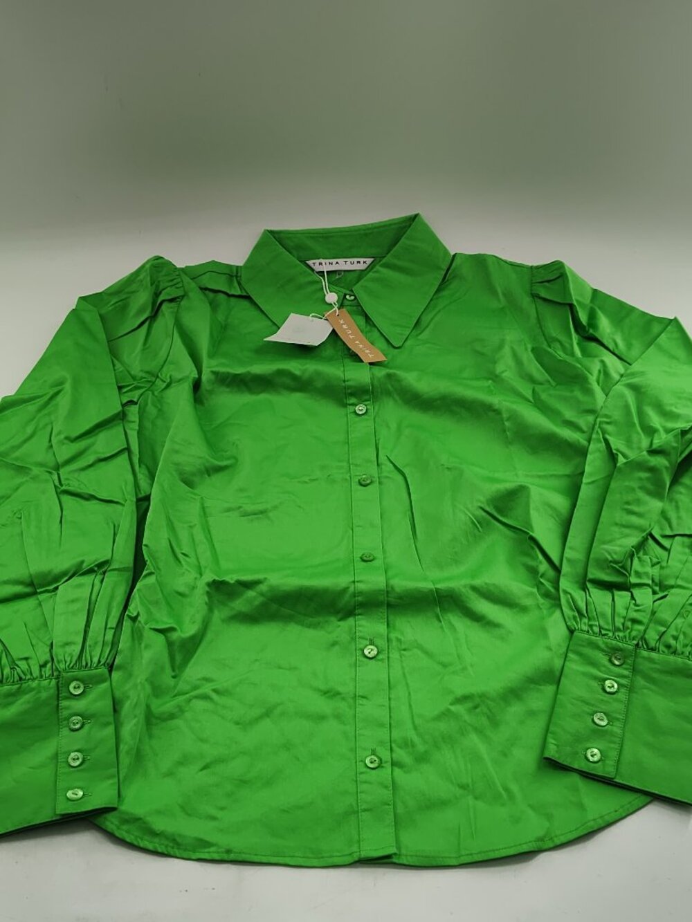 Trina Turk Women's Blair Top Green Size XL                            P#1A@CMK